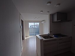 広島電鉄8系統 江波駅 徒歩9分の賃貸アパート 1階1LDKのリビング/ダイニング