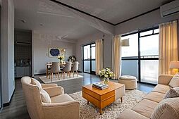 JR可部線 緑井駅 徒歩14分の賃貸マンション 3階2LDKのリビング/ダイニング