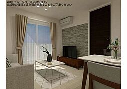 JR呉線 天神川駅 徒歩19分の賃貸マンション 2階1LDKのリビング/ダイニング