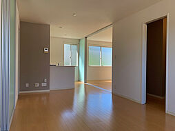 JR可部線 上八木駅 徒歩5分の賃貸アパート 1階2LDKのリビング/ダイニング