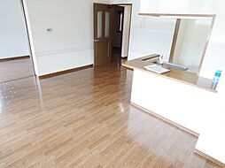 JR可部線 上八木駅 徒歩8分の賃貸マンション 1階2LDKのリビング/ダイニング