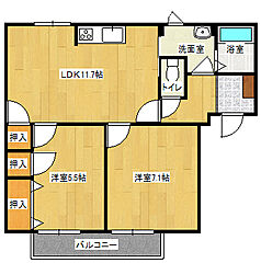 物件の間取り