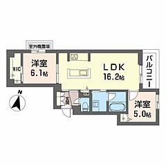 物件の間取り