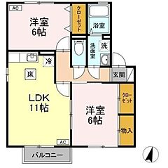物件の間取り