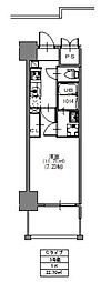 bloom大須賀町 1Kの間取図画像
