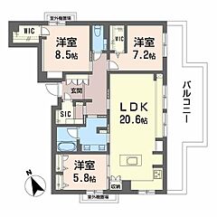 物件の間取り
