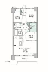 ライオンズマンション北梅田 3LDKの間取図画像
