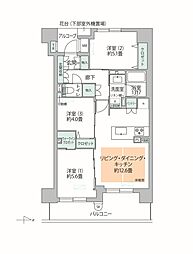 間取図画像 3LDK