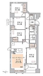 サンクタス四条室町 4LDKの間取図画像