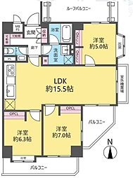 間取図画像 3LDK