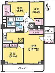 間取図画像 3LDK