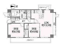 ライフヴィラ豊玉 2LDKの間取図画像