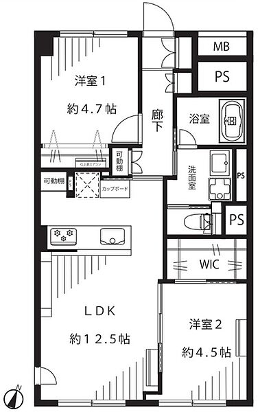 間取りを拡大表示