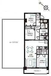 石神井公園パークハイツ 3LDKの間取図画像