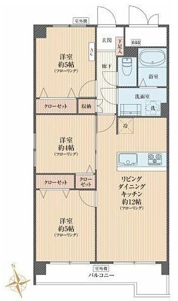 間取りを拡大表示
