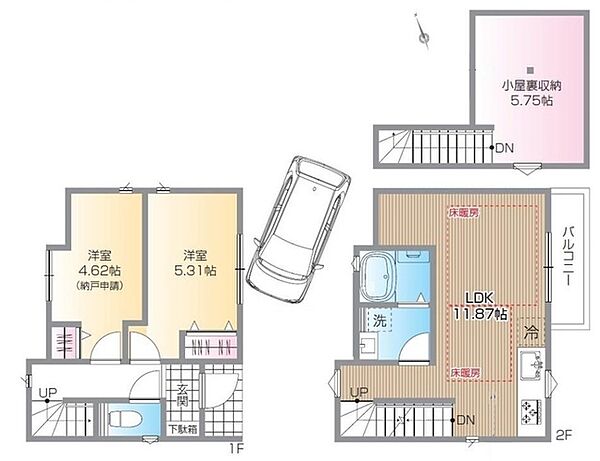 間取りを拡大表示