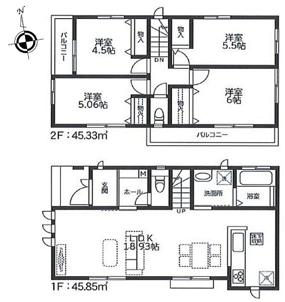 間取りを拡大表示