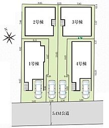 杉並区上荻3丁目　新築戸建　全4棟