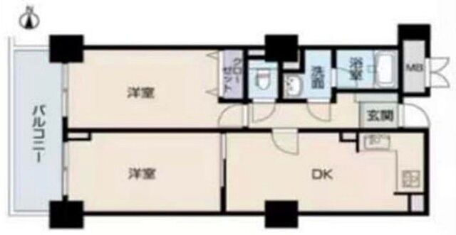 間取り アイタウンレピア 7階/-