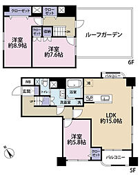 間取図画像 3LDK