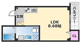 エヌエムヴァンサンク 202 ｜ 大阪府堺市北区常磐町3丁5-5（賃貸マンション1R・2階・24.30㎡） その2