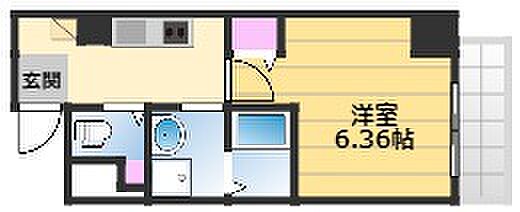 エヌエムキャトフヴァンヌフ 5FC｜大阪府堺市北区北花田町3丁(賃貸マンション1K・2階・24.32㎡)の写真 その2