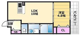 ARCA堺東 302 ｜ 大阪府堺市堺区北庄町1丁5-2（賃貸アパート1LDK・3階・35.69㎡） その2