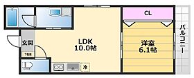 シティーコート北瓦町EX 503 ｜ 大阪府堺市堺区北瓦町1丁（賃貸マンション1LDK・5階・36.53㎡） その2