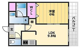 トゥールビヨン 301 ｜ 大阪府堺市北区百舌鳥梅町1丁653-3（賃貸マンション1LDK・3階・41.03㎡） その2