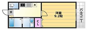 レクラン七道 202 ｜ 大阪府堺市堺区鉄砲町21-1（賃貸マンション1K・2階・28.46㎡） その2