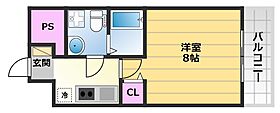 ラシーヌ宿院 903 ｜ 大阪府堺市堺区宿院町東4丁2-14（賃貸マンション1K・9階・23.36㎡） その2