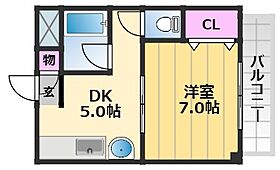 昌和鳳 410 ｜ 大阪府堺市西区上559-1（賃貸マンション1DK・4階・24.38㎡） その2