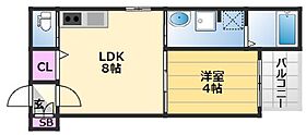 F asecia Kanoa 101 ｜ 大阪府堺市西区津久野町2丁1-6（賃貸アパート1LDK・1階・29.16㎡） その2