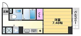 プログレスアペゼ 703 ｜ 大阪府堺市北区長曽根町3047-11（賃貸マンション1K・7階・29.04㎡） その2