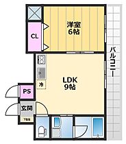 シティーコート南瓦町2 301 ｜ 大阪府堺市堺区南瓦町（賃貸マンション1LDK・3階・32.36㎡） その2