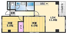 グレース中百舌鳥 205 ｜ 大阪府堺市北区百舌鳥梅町3丁47-10（賃貸マンション2LDK・2階・51.20㎡） その2