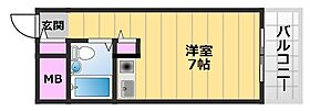 ARK3 1205 ｜ 大阪府堺市堺区翁橋町1丁8-6（賃貸マンション1R・12階・18.90㎡） その2