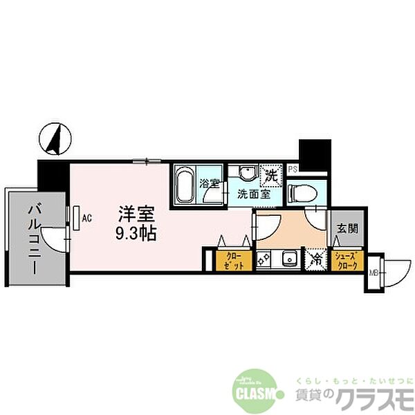 大阪府吹田市岸部南1丁目(賃貸マンション1K・3階・31.10㎡)の写真 その2