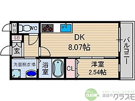 大阪府茨木市南春日丘6丁目（賃貸マンション1LDK・2階・27.45㎡） その2