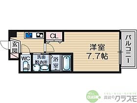 大阪府茨木市沢良宜東町1-9（賃貸マンション1K・1階・23.79㎡） その2