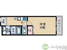 大阪府箕面市粟生間谷東6丁目17-1（賃貸マンション1K・2階・24.90㎡） その2