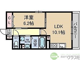 大阪府茨木市上泉町（賃貸マンション1LDK・2階・40.23㎡） その2