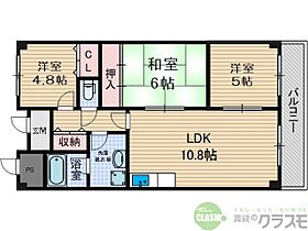 大阪府摂津市東一津屋（賃貸マンション3LDK・5階・60.26㎡） その2