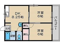 ハイツつるの 2階