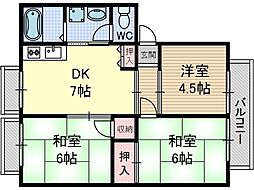 サンビレッジ鮎川 2階