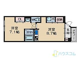アンシャンテ総持寺 2階