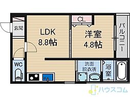 フジパレス千里丘東 1階/101