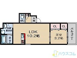 ジーメゾン南摂津 2階