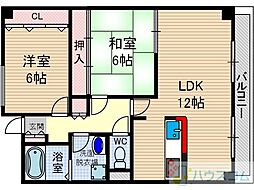 グリーンガーデン 2LDKの間取図画像