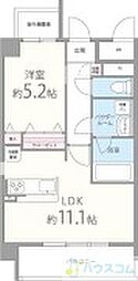 ノーヴァ千里丘 1LDKの間取図画像